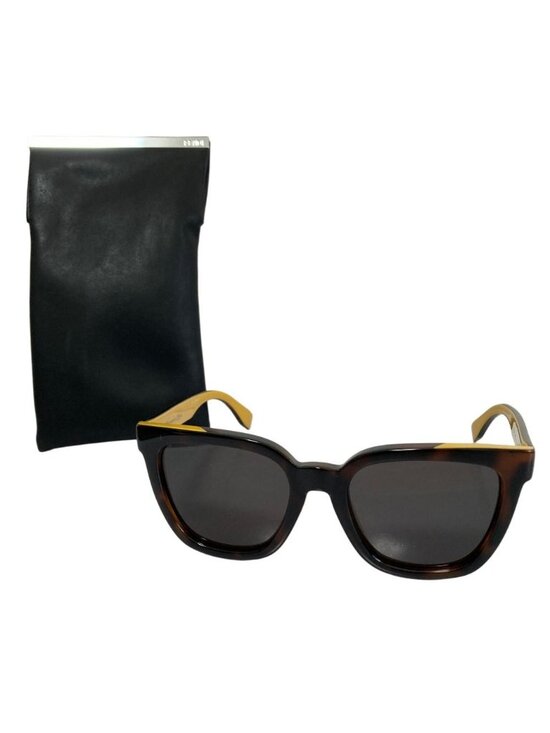 Fendi Sunglasses Acetate Frame S 53 Brown Yellow Eyewear main image 9